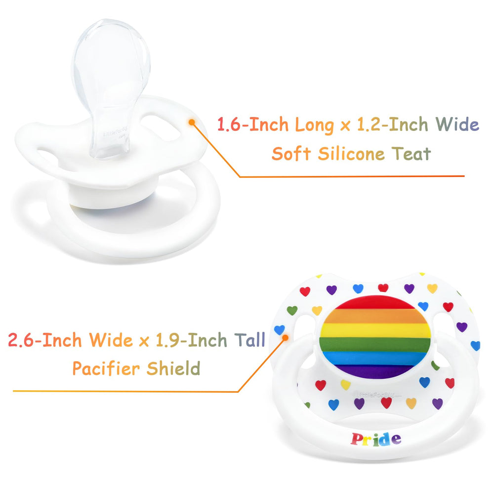 LittleForBig Bigshield Gen-II shield dimensions 2.6 by 1.9 inches for secure wear.