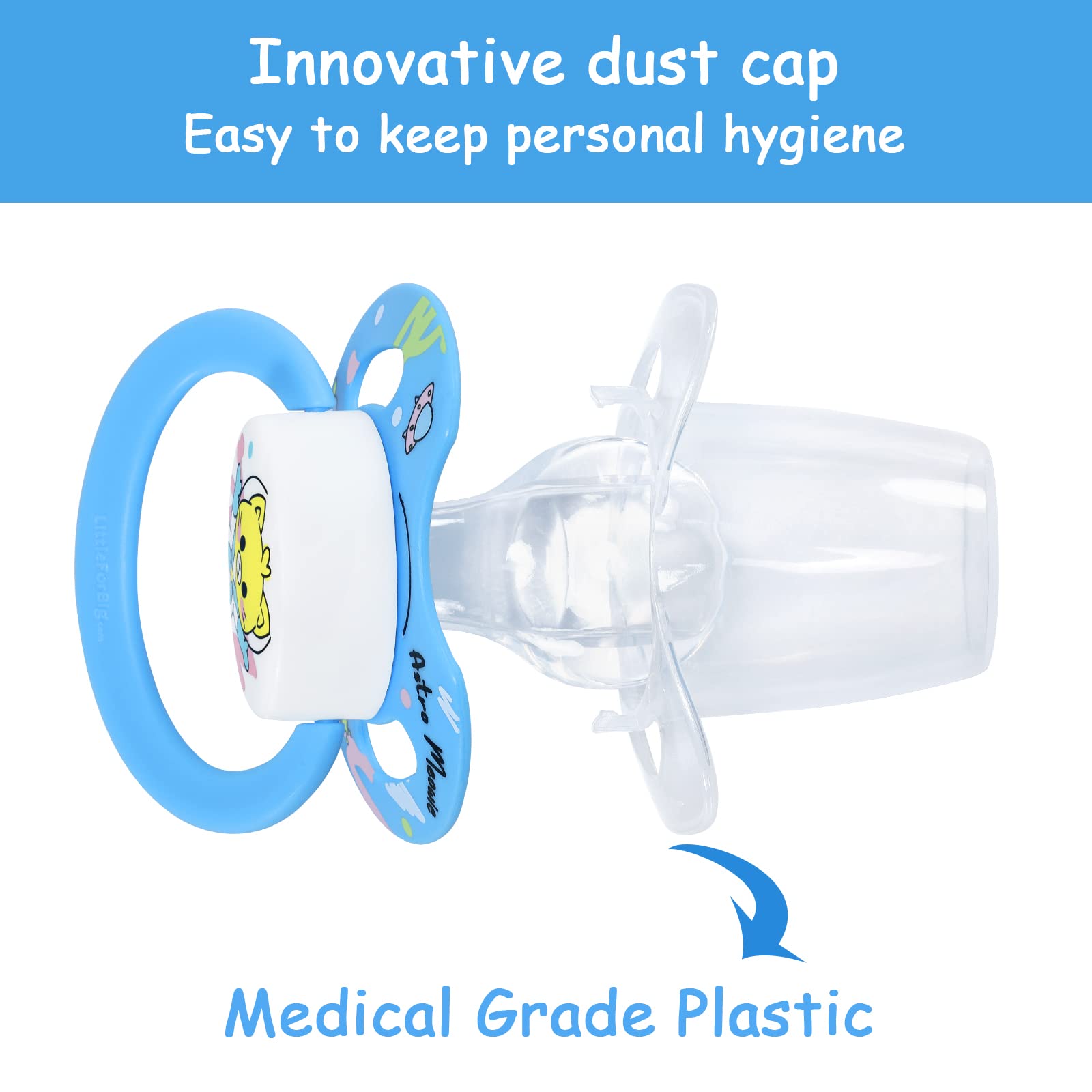 LittleForBig Gen-II large teat and shield promote a comfortable fit for extended use