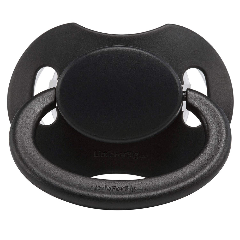 LittleForBig Bigshield Gen-II white nipple pacifier designed for gentle comfort.