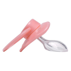 LittleForBig Gen-1 Pink pacifier parts arranged for customizable mix-and-match