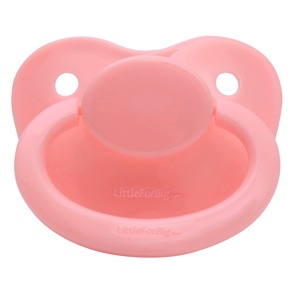 LittleForBig BigShield Gen-1 Pink teat close-up showing soft silicone comfort