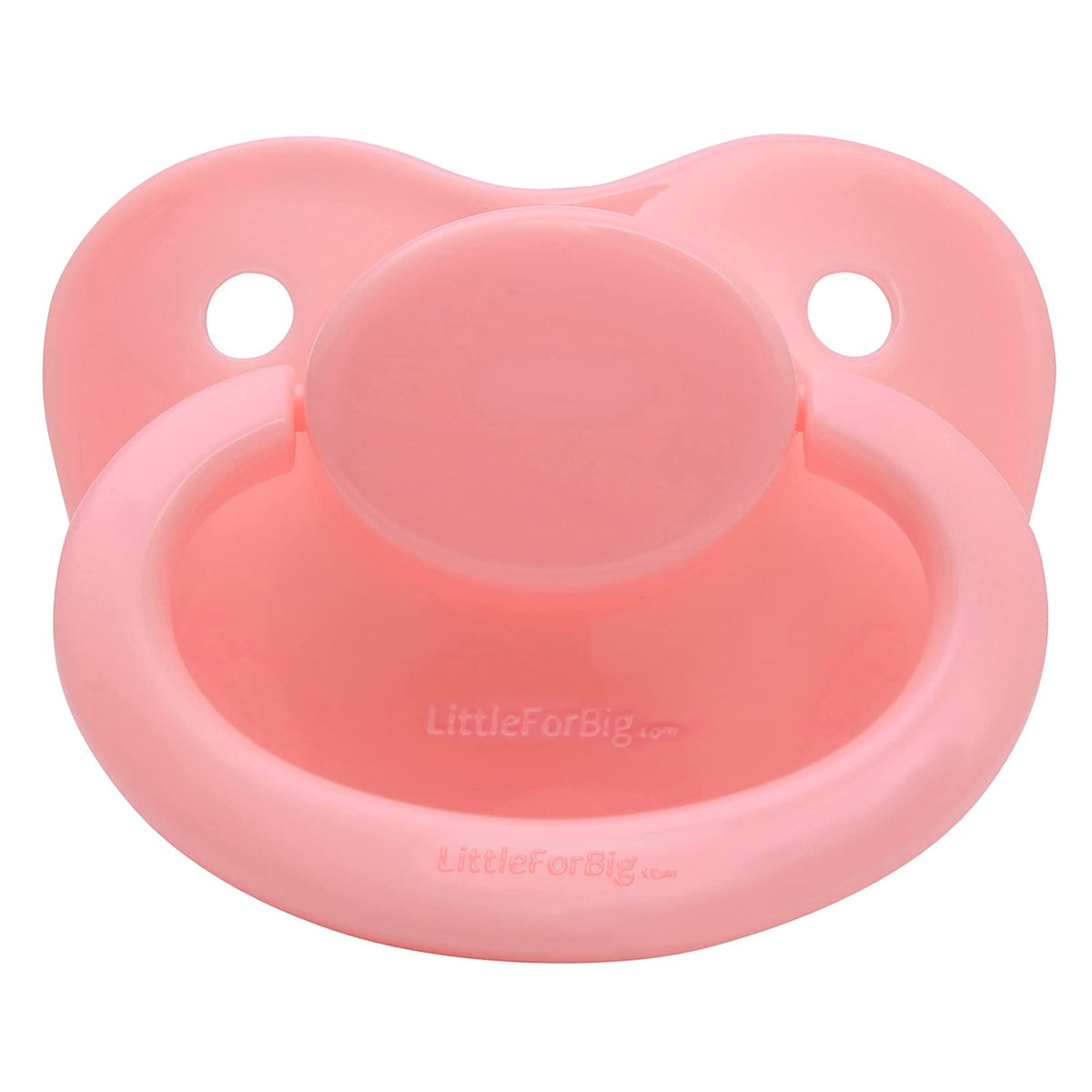LittleForBig BigShield Gen-1 Pink teat close-up showing soft silicone comfort