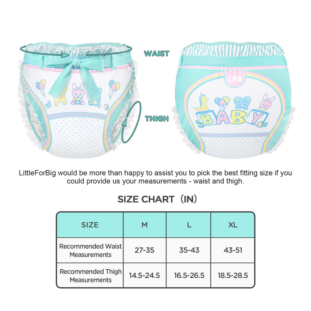 Littleforbig care instructions showing hand wash and air dry to extend life.