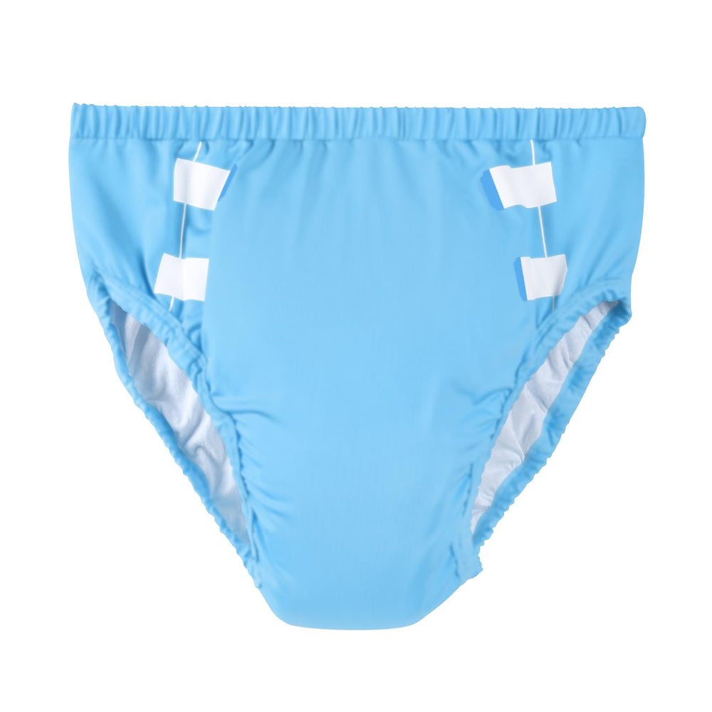 LittleForBig Training Pants blue—100% cotton crotch layer adds durability and comfort.