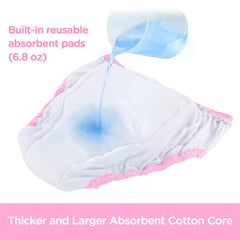 Littleforbig cotton crotch layer detail emphasizes soft, durable comfort