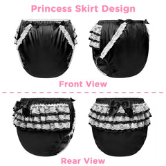 Littleforbig Elastic waist and leg openings provide a secure, comfortable fit.