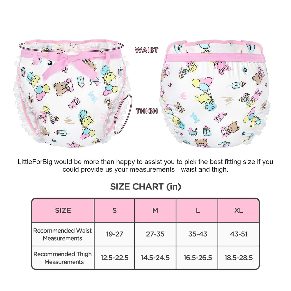 LittleForBig lace-trimmed waistband adds stylish detail