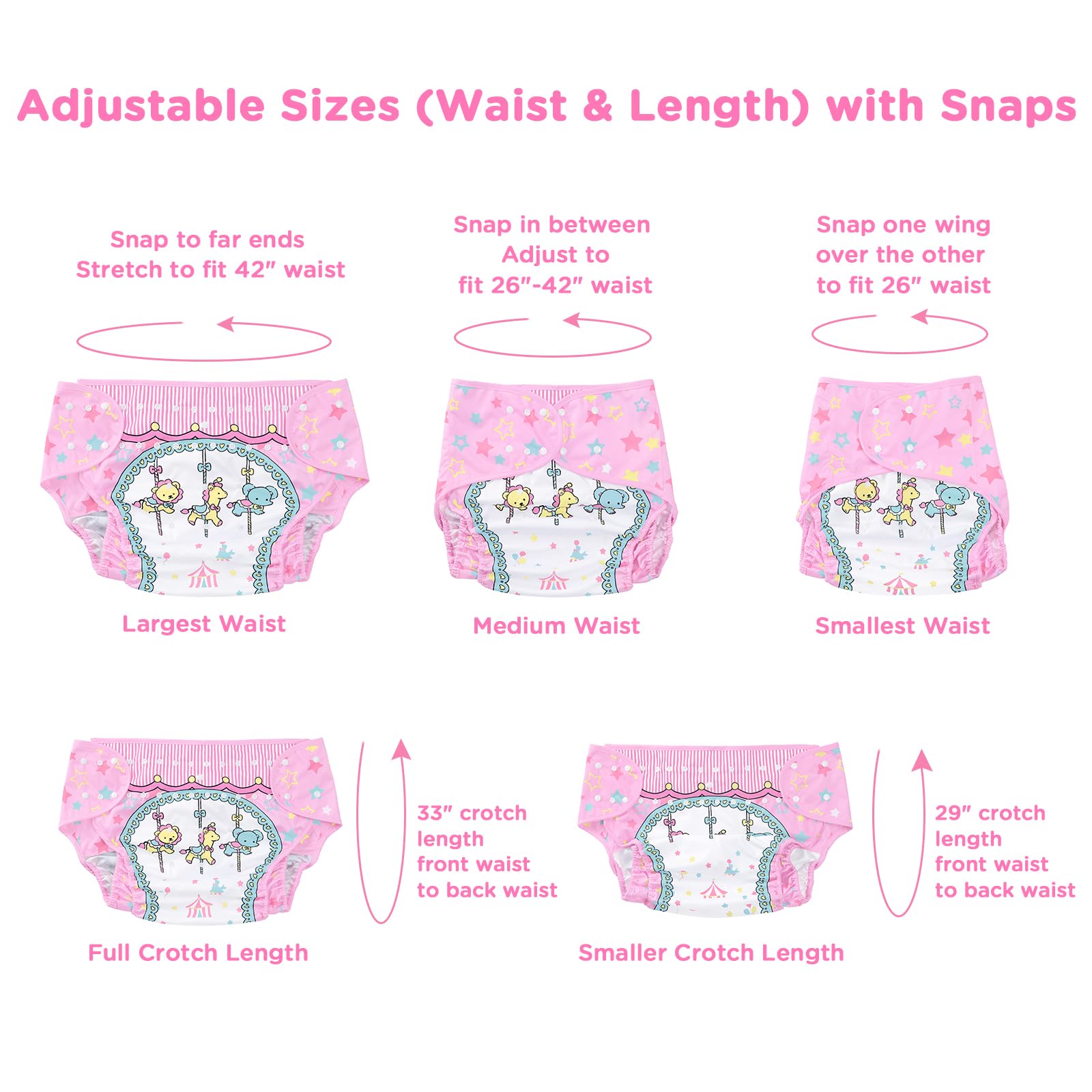 Soft polyester skin-friendly material feels gentle for all-day wear.