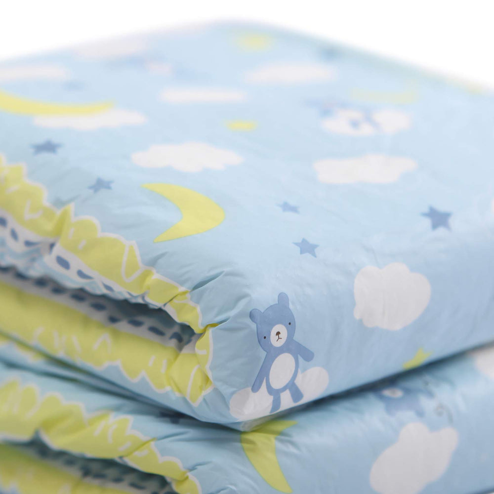 LittleForBig Little Dreamers diaper skin-friendly fabric texture for comfort.