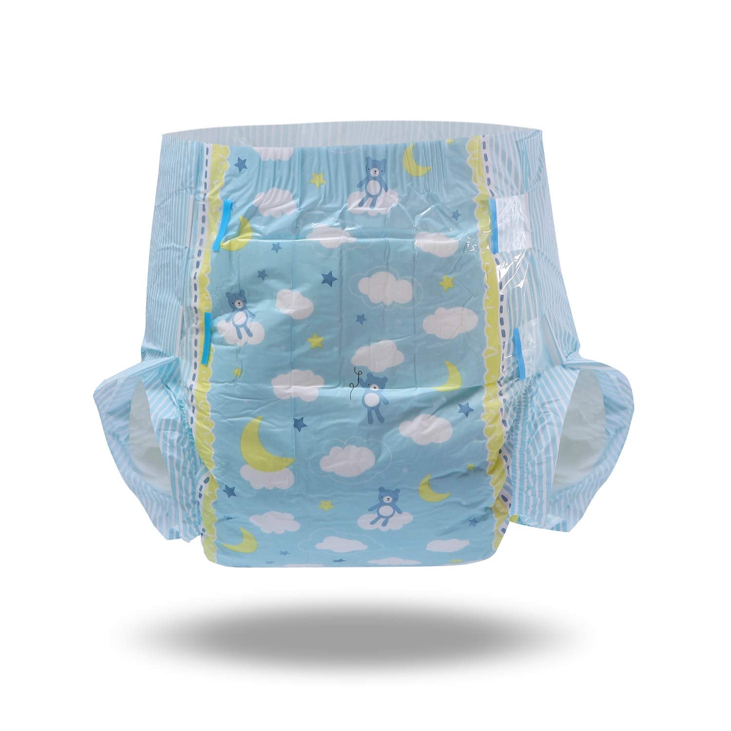 LittleForBig Little Dreamers diaper close-up of soft lining for gentle skin.
