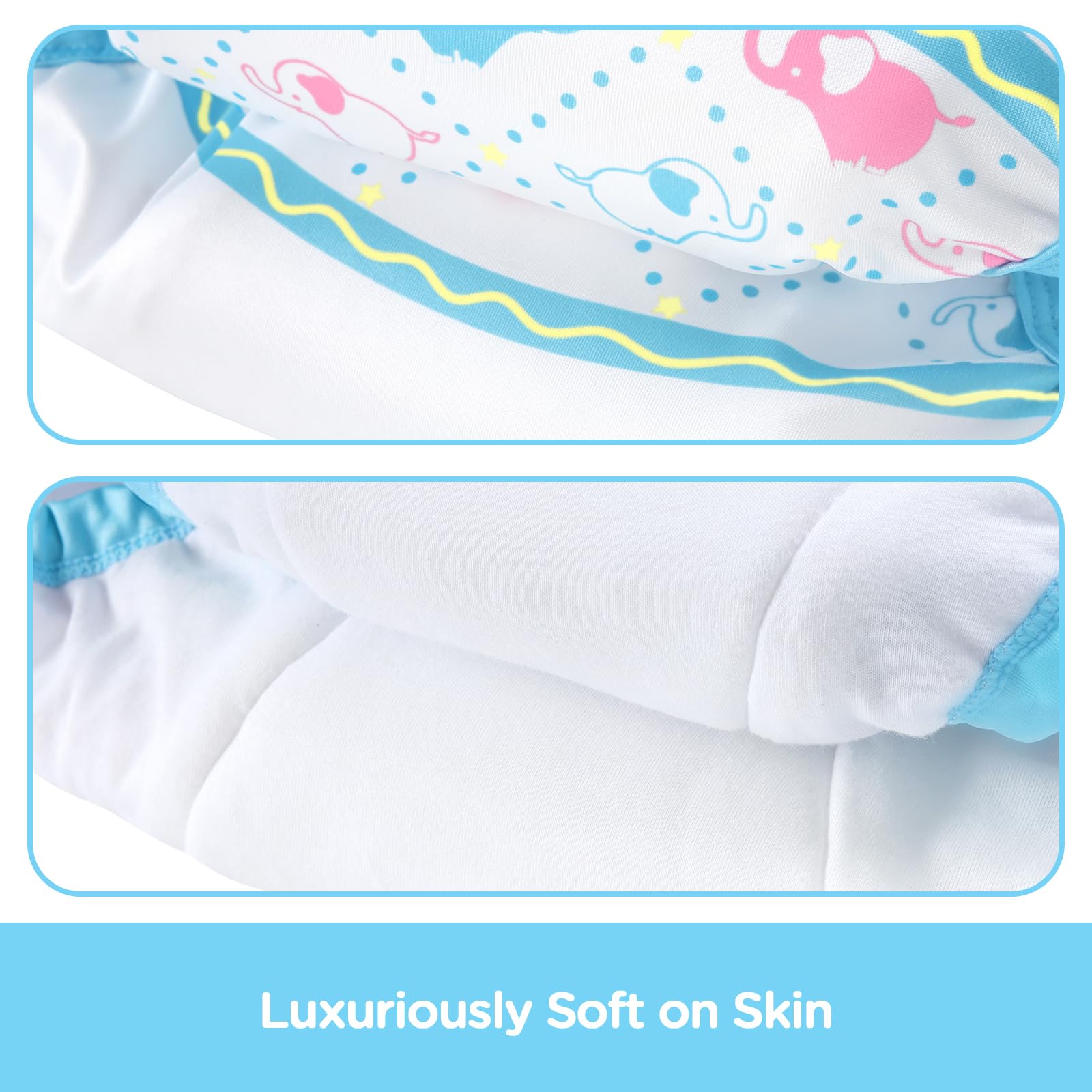 Littleforbig Little Trunks blue lifestyle shot, comfortable daily wear with versatile use
