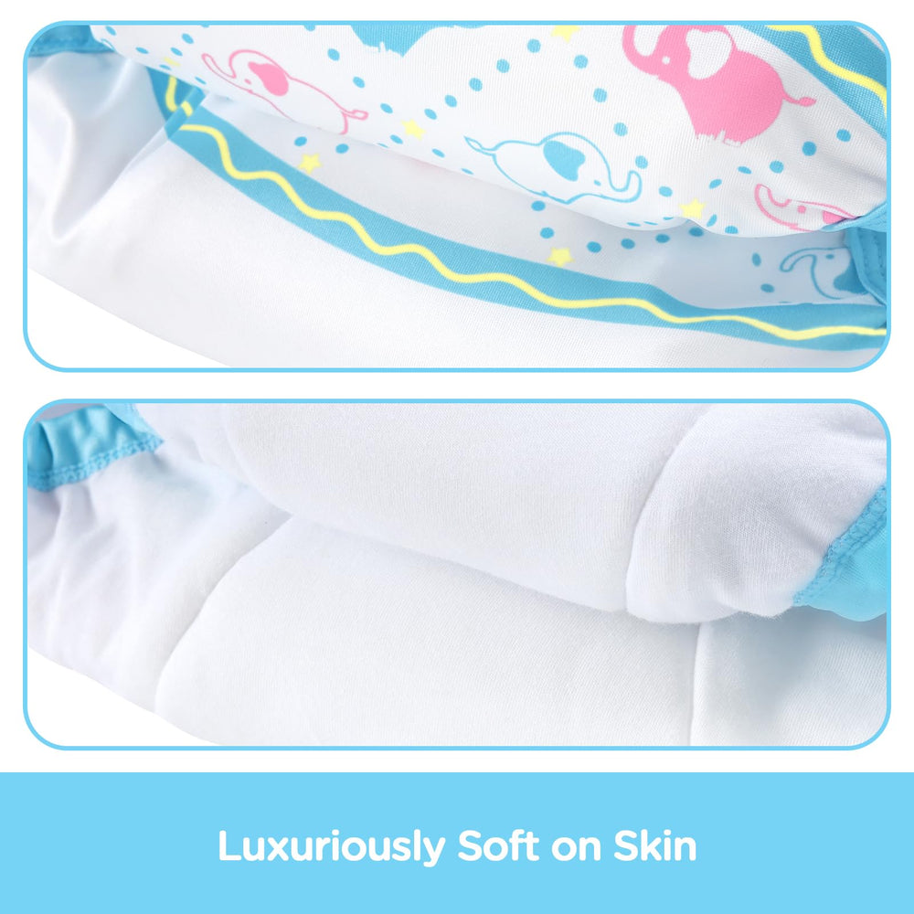 Littleforbig Little Trunks blue lifestyle shot, comfortable daily wear with versatile use