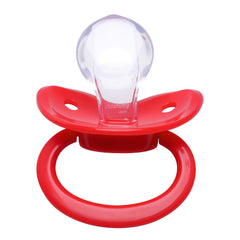 LittleForBig pacifier disassembly image, interchangeable Gen-I components for mix-and-match