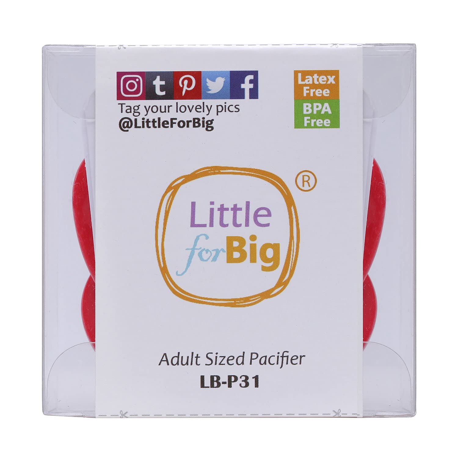 LittleForBig display packaging image, ready for shelf with bold branding