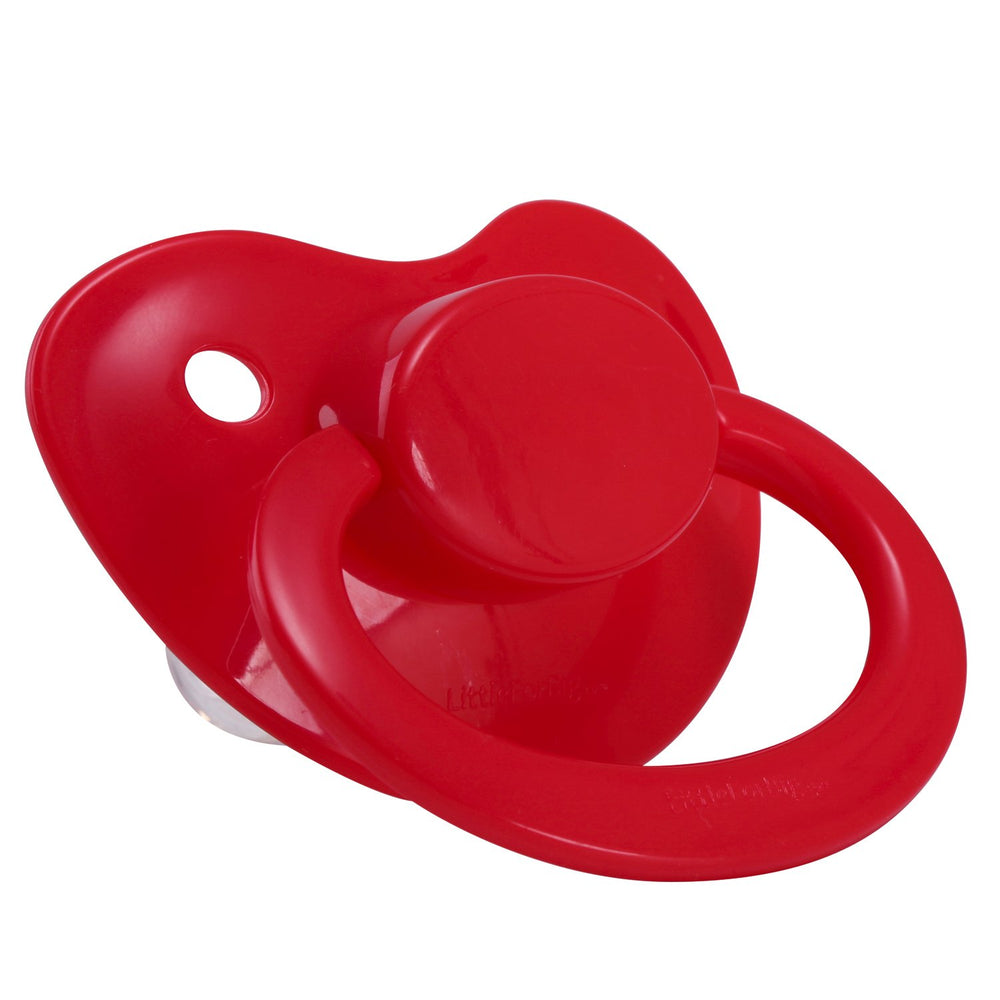 LittleForBig Gen-1 red teat close-up, soft silicone for gentle feeding comfort