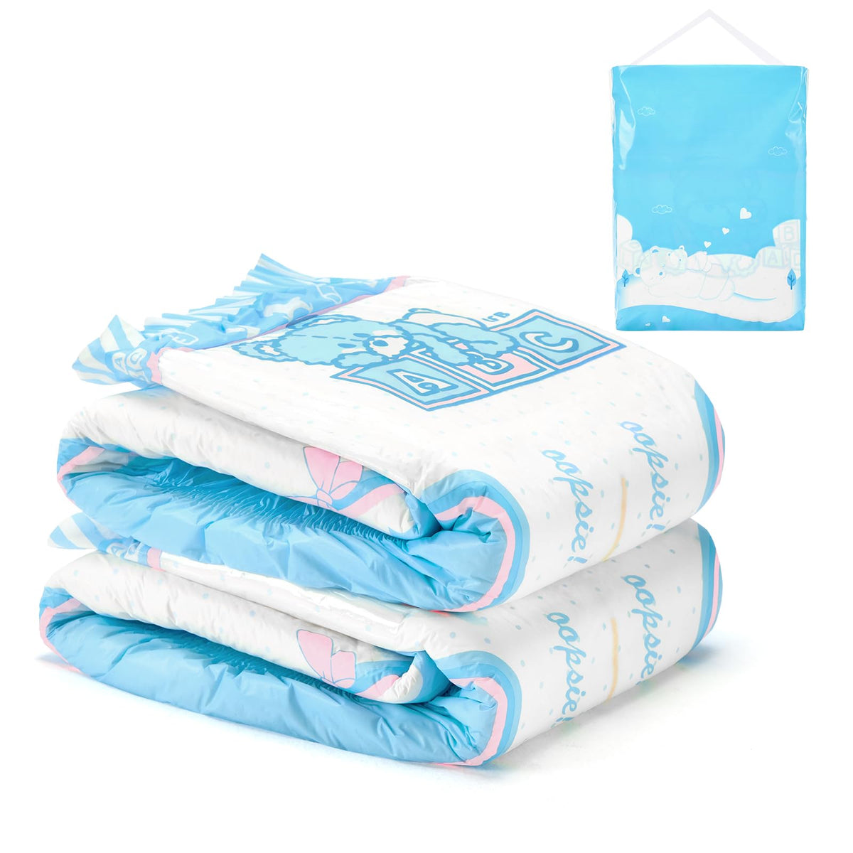 Littleforbig Potty Pants with bear pattern front view for daily comfort
