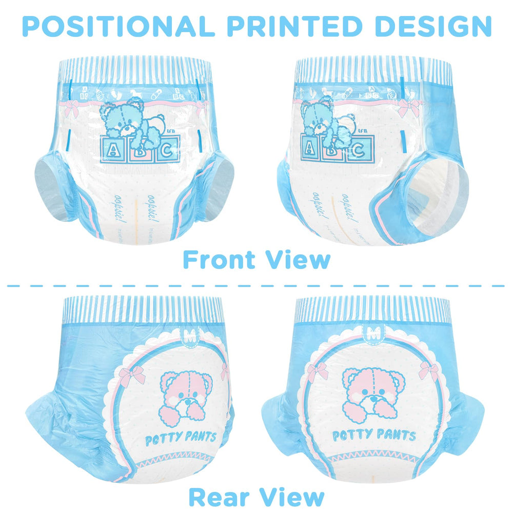 Littleforbig Potty Pants quick-absorbing core helps stay dry during wear.