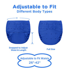Littleforbig wrap with adjustable snaps for customizable fit