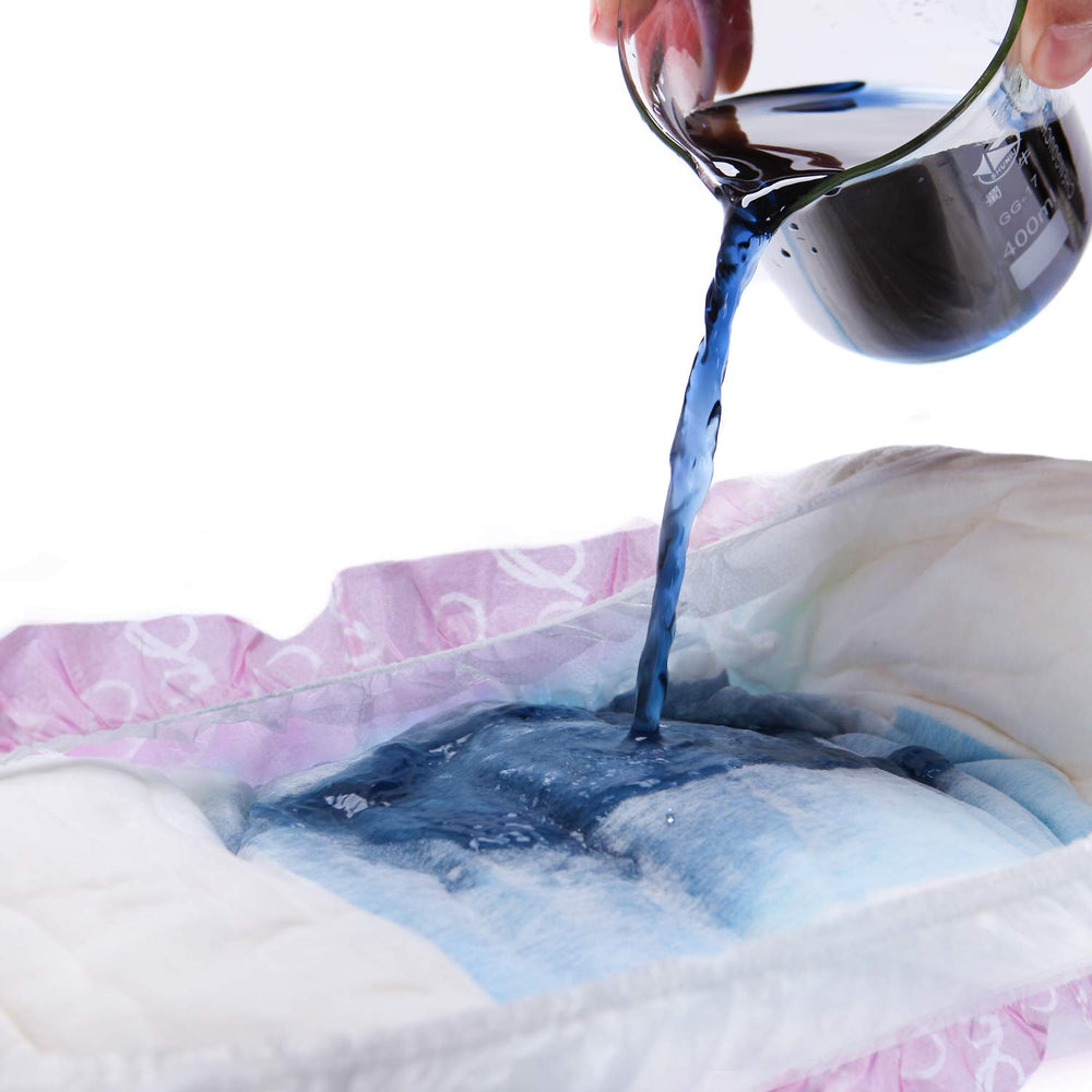 Littleforbig diaper back layer close-up demonstrates reliable leak protection.