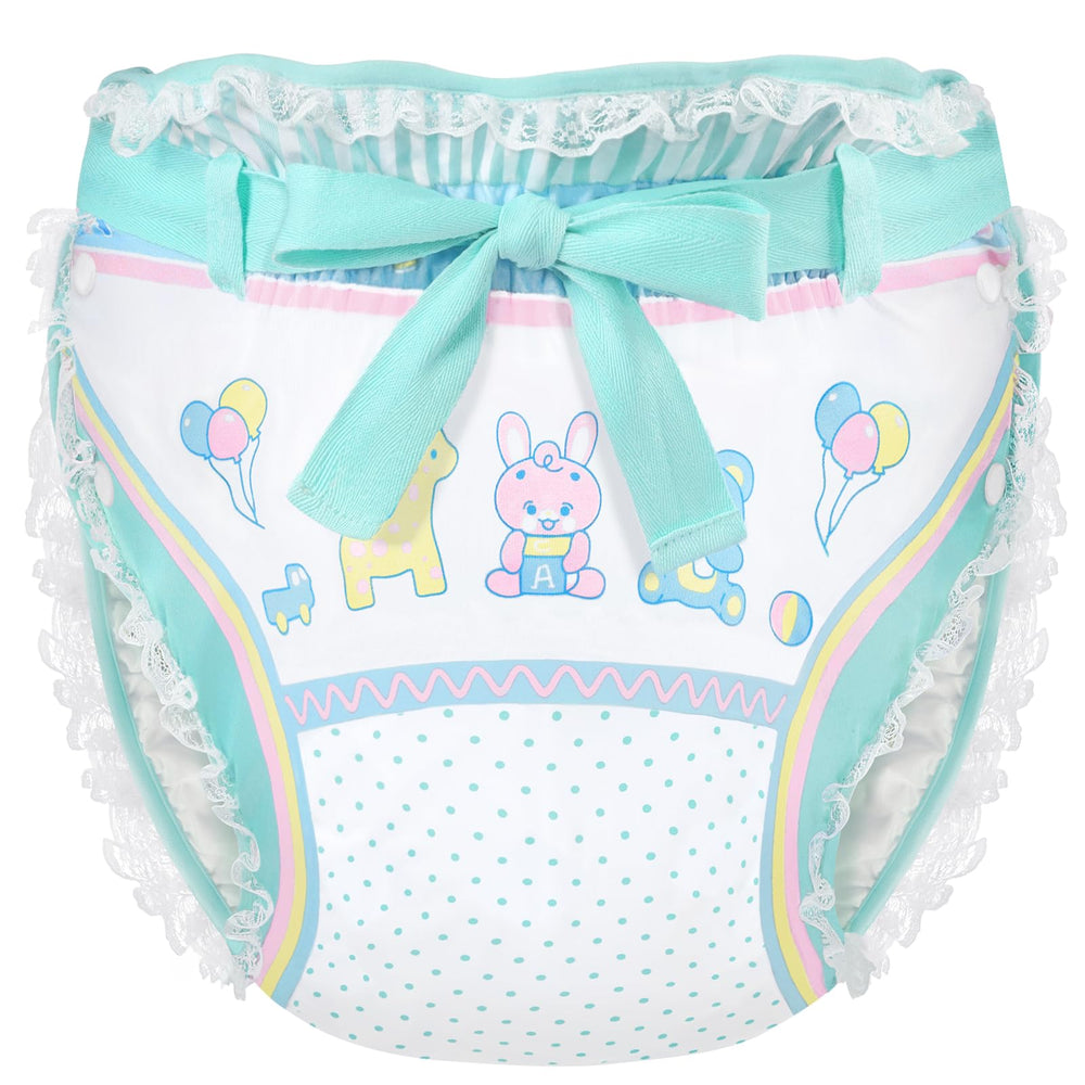Littleforbig Silk-like Omutsu wrap with ribbon design for comfortable all-day wear.
