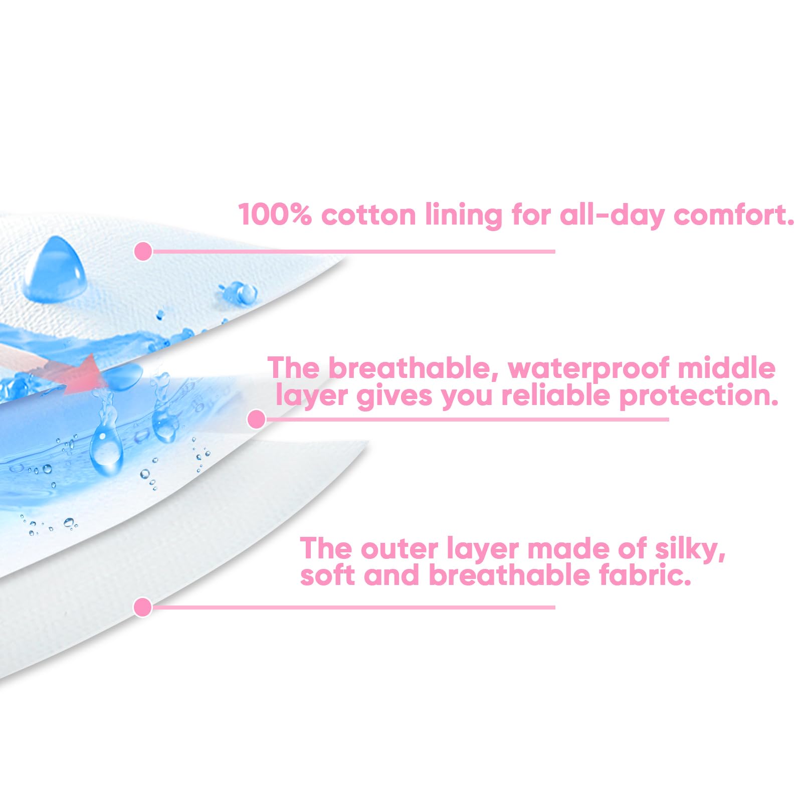 LittleForBig soft cotton lining offers gentle skin contact
