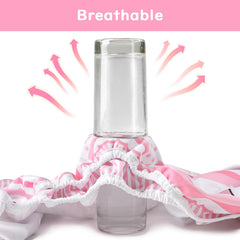 Littleforbig Usagi pattern highlights breathable, waterproof materials for all-day comfort.
