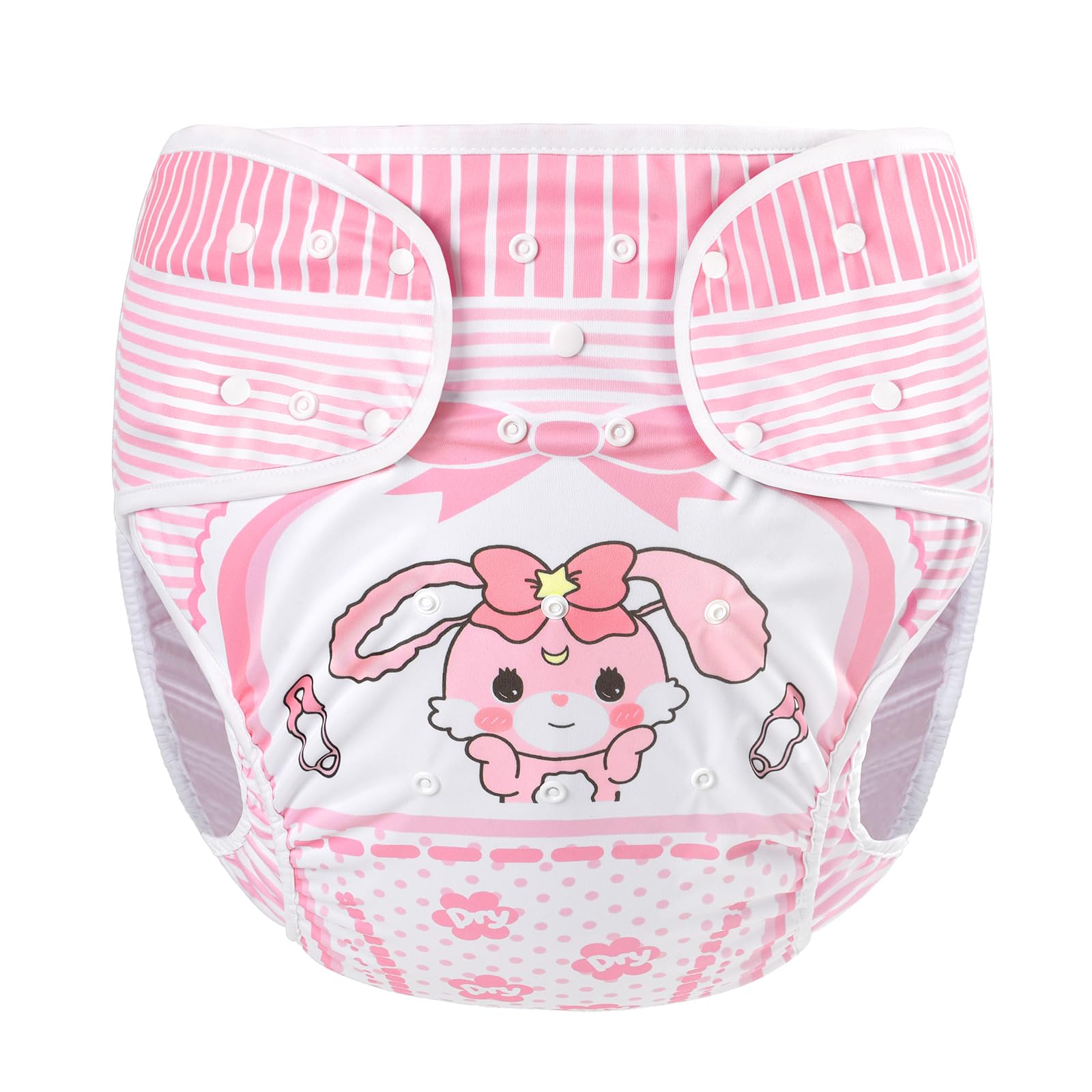Littleforbig Usagi wrap front view with secure fit and style.