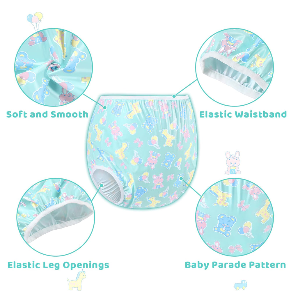 Littleforbig washable reusable waterproof diaper cover for daily protection