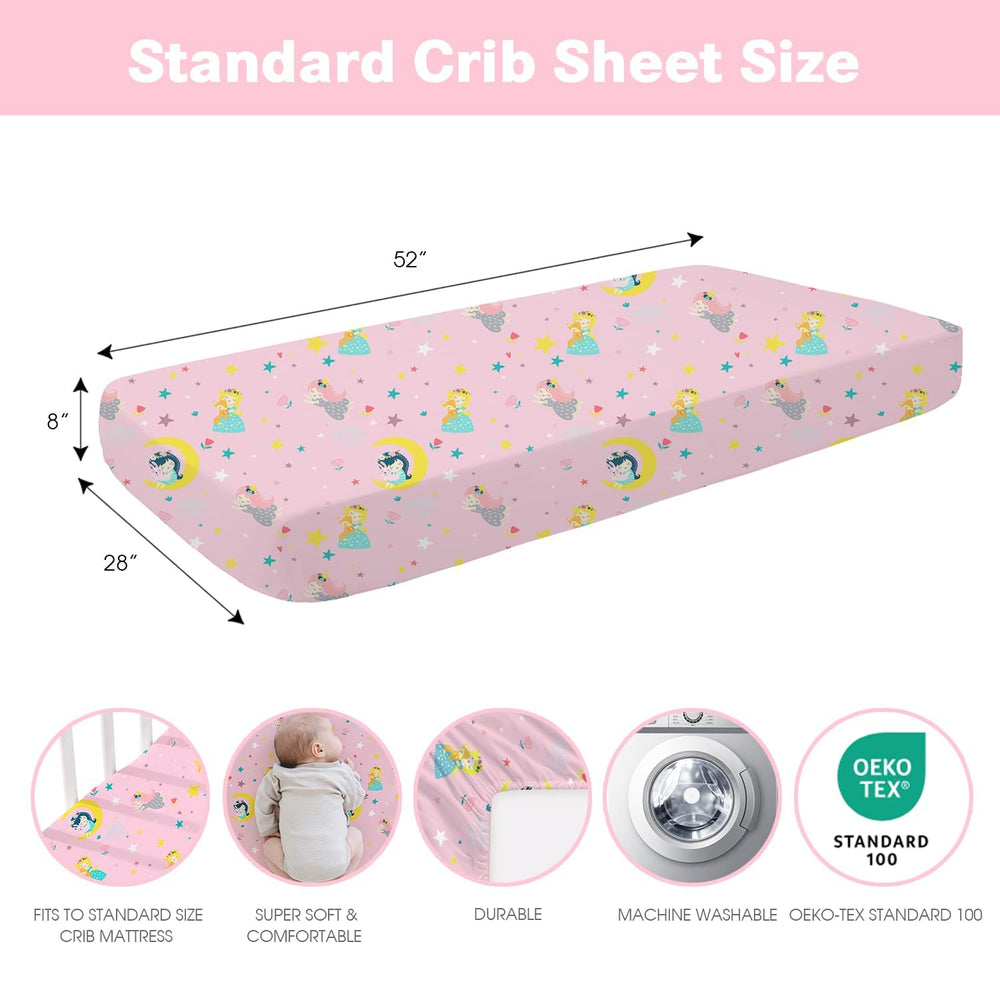 Little Grape Land bunny crib sheet in pink adds charm and comfort