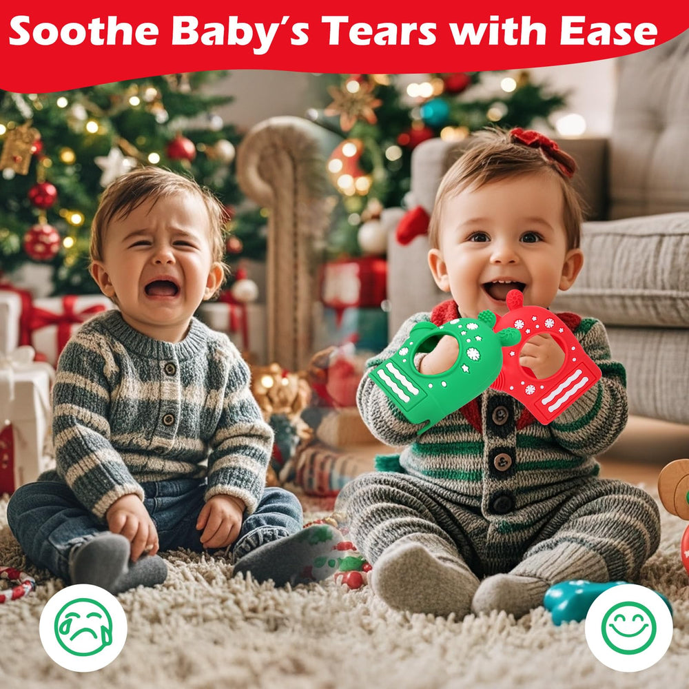 LittleLamb teething mitten in dishwasher-safe setup for simple cleaning.
