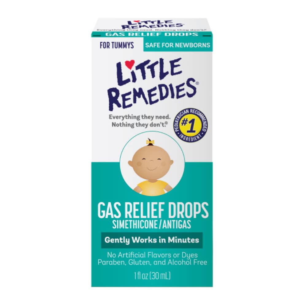 Little Remedies Gas Relief Drops dropper enables precise, easy dosing for infants.