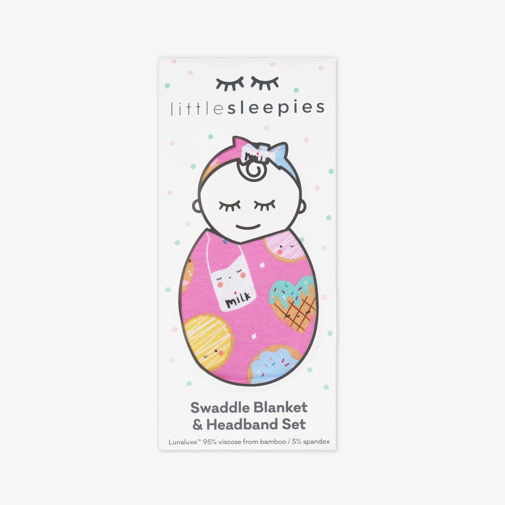 Little Sleepies gift packaging in pink, ideal for baby registries.