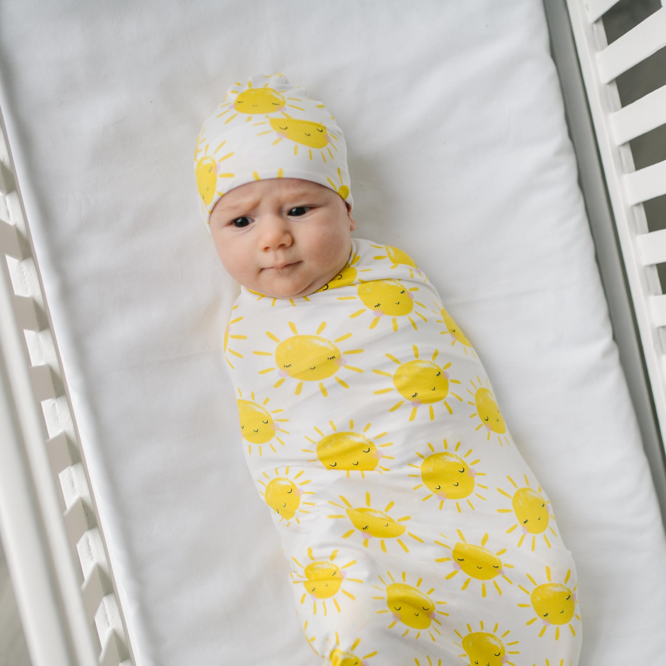 Little Sleepies Sunshine gift box packaging for a baby shower