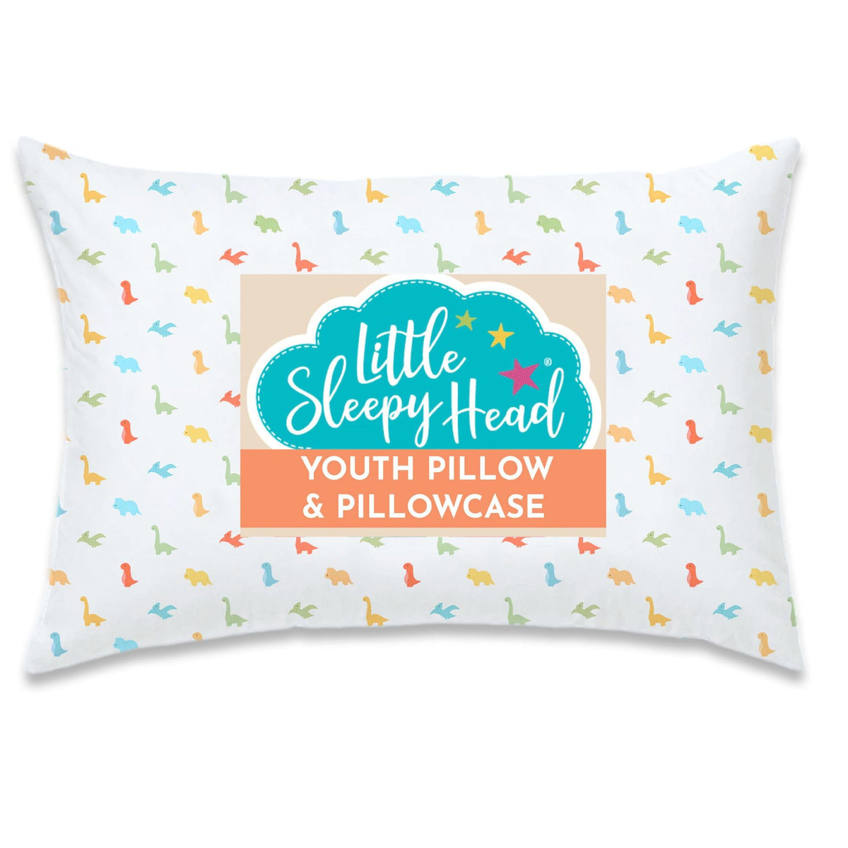 Little Sleepy Head youth pillow 16x22 supports neck comfort.