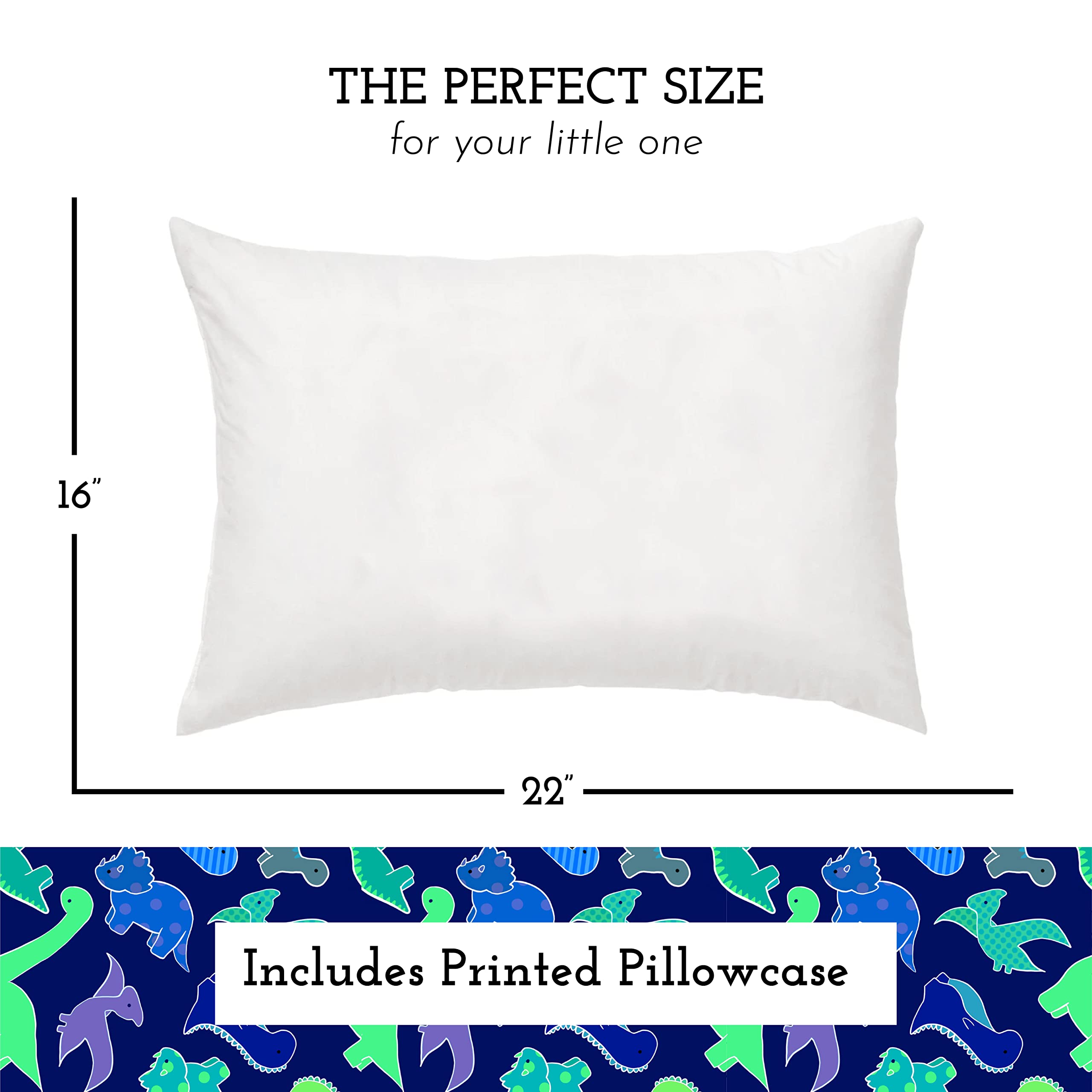 Little Sleepy Head ergonomic pillow design helps align the head and neck.