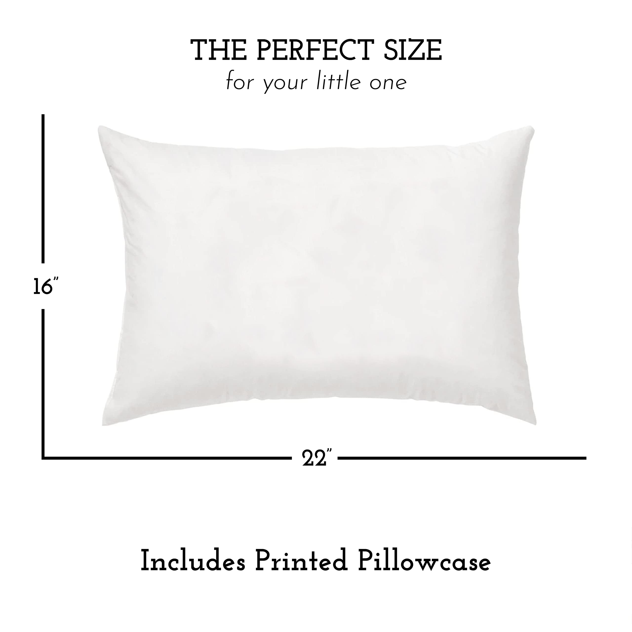 Little Sleepy Head hypoallergenic fill supports a peaceful sleep surface.