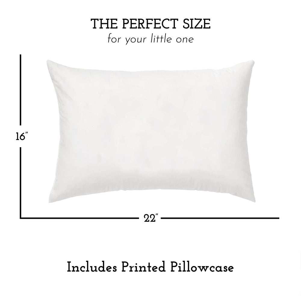 Little Sleepy Head hypoallergenic fill supports a peaceful sleep surface.