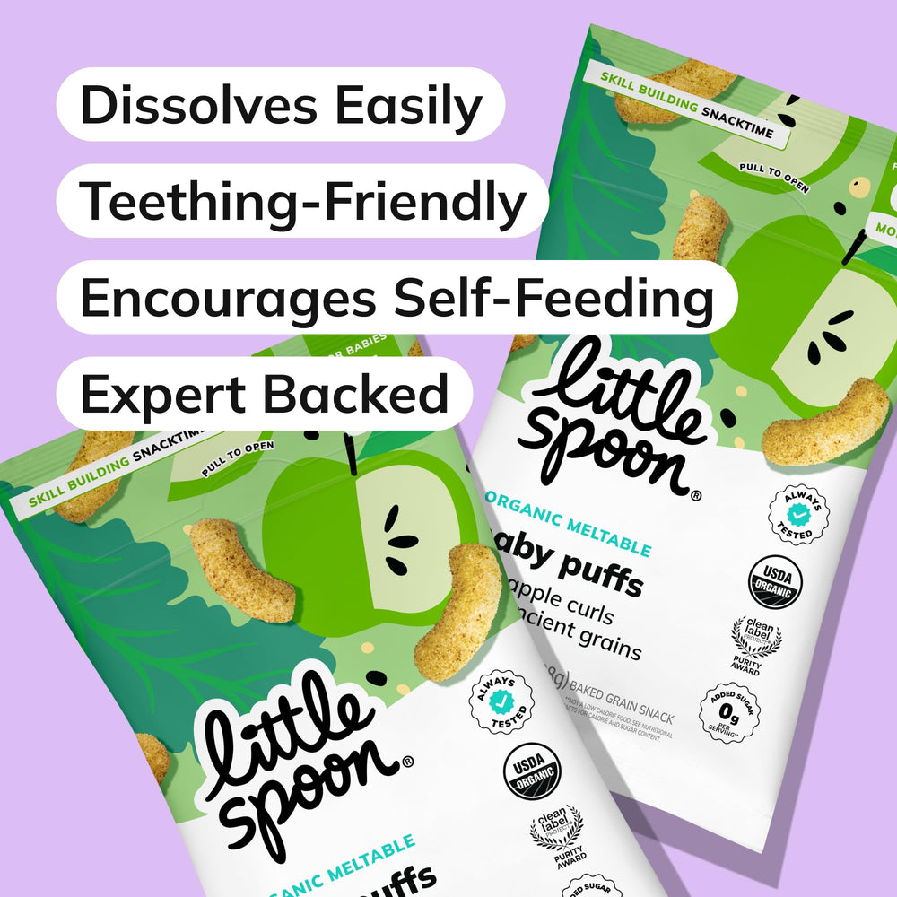 Four-pack display on shelf showing snack versatility for home and travel.