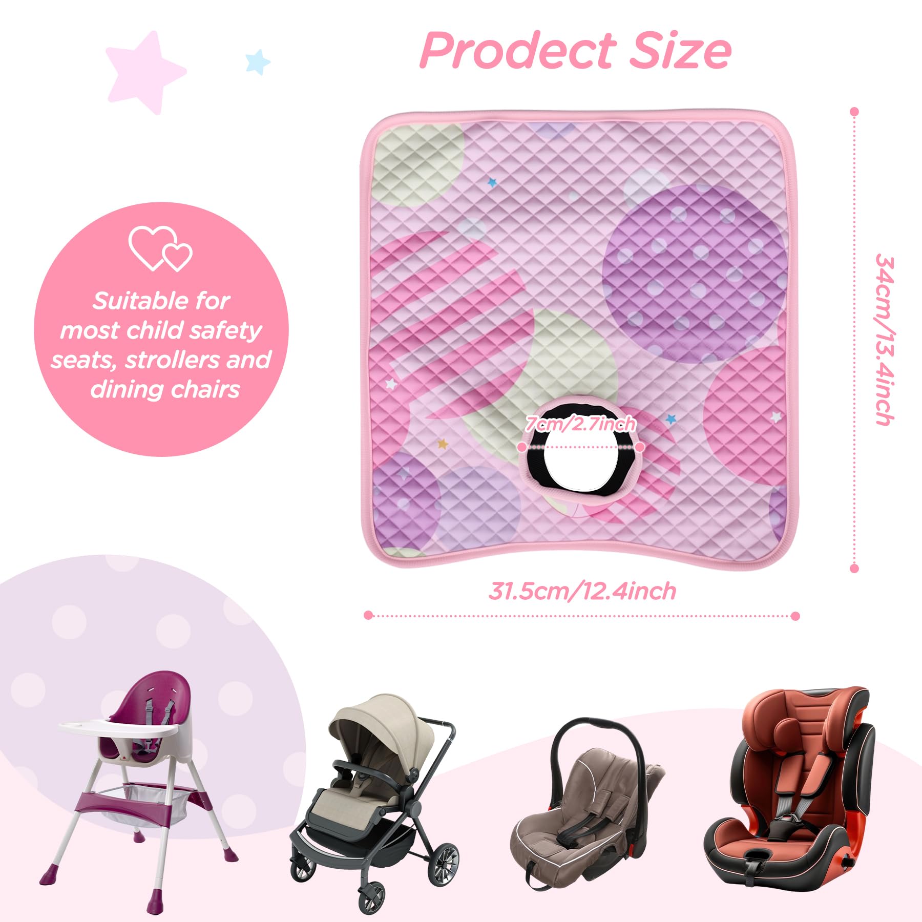 LITTOBEBE machine-washable piddle pads for easy cleanup