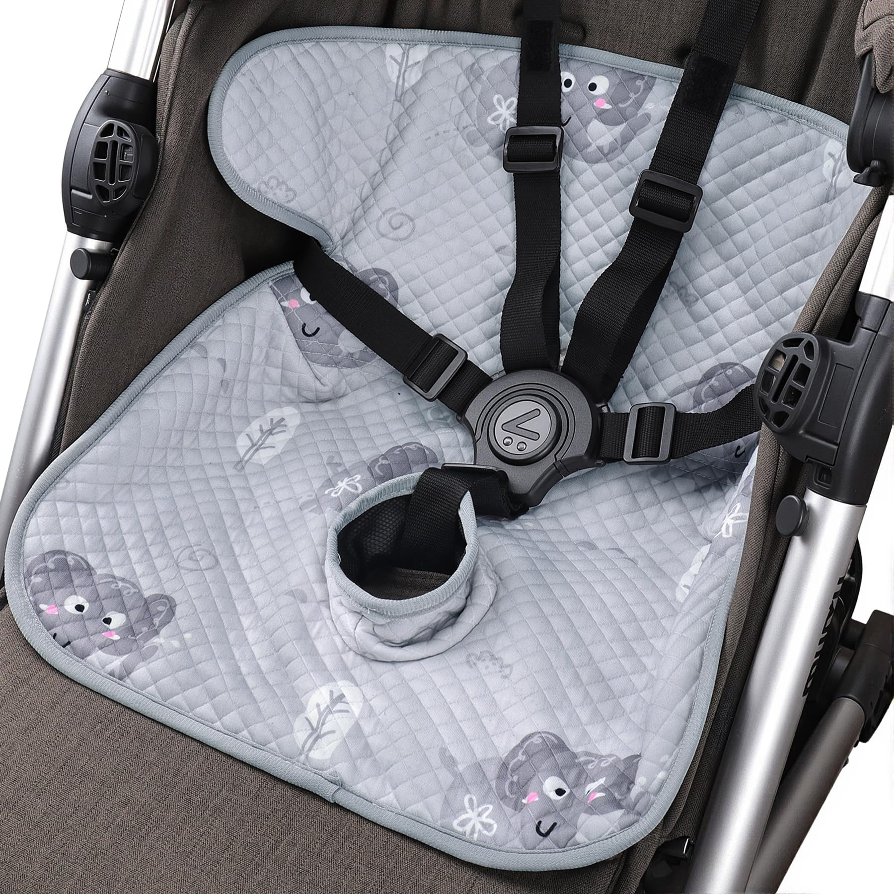 LITTOBEBE Piddle Pad stroller compatibility for on-the-go protection.