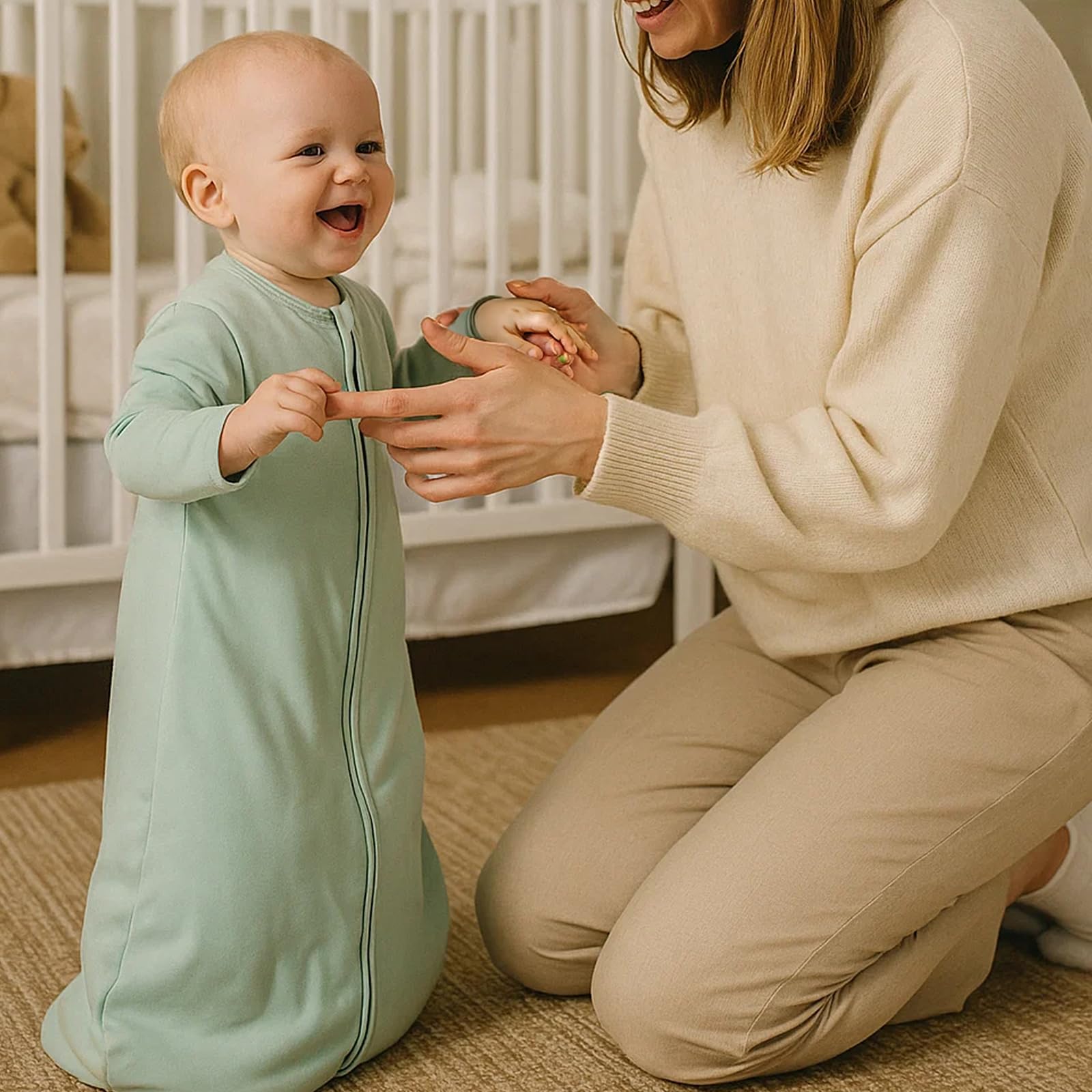 Littogoose sleep sack in soft fabric supports cozy, breathable nights for infants.