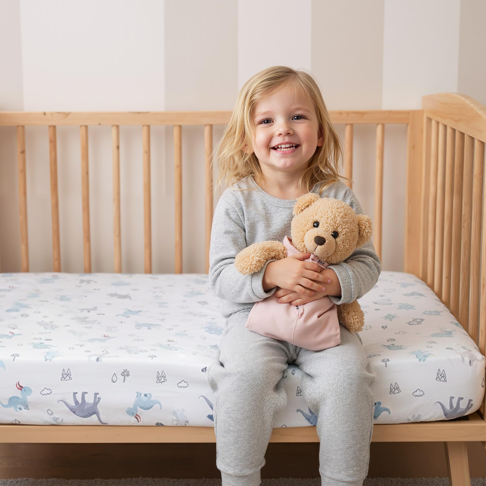 Littogoose daily-use sheets fit Pack and Play mattresses for easy changes.