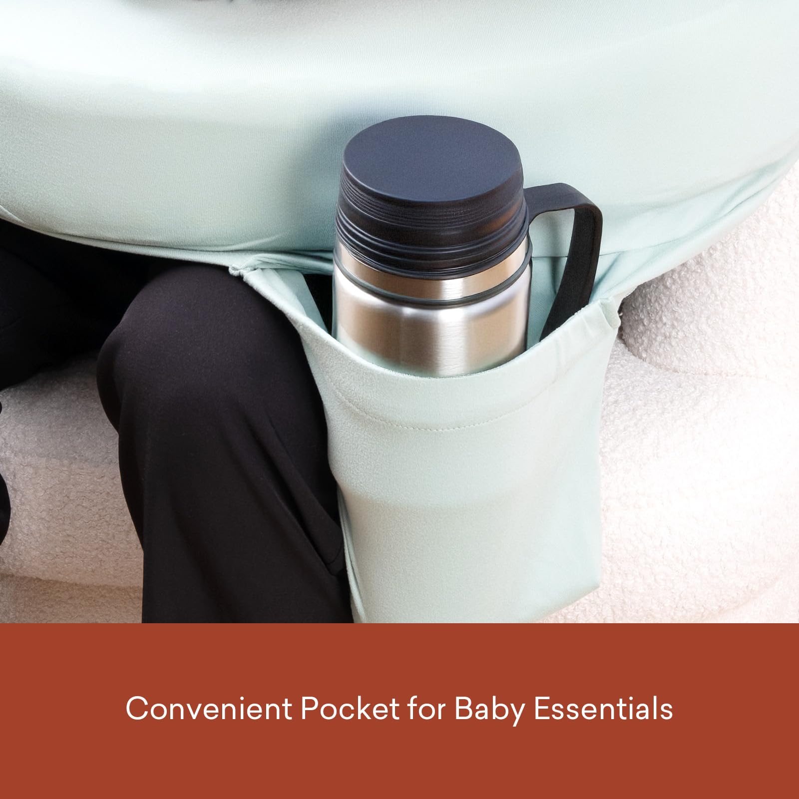 Littogoose easy-on off design saves time for busy moms during nursing.