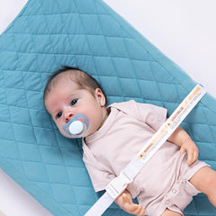 Littogoose elasticized edges secure a snug fit on standard changing pads