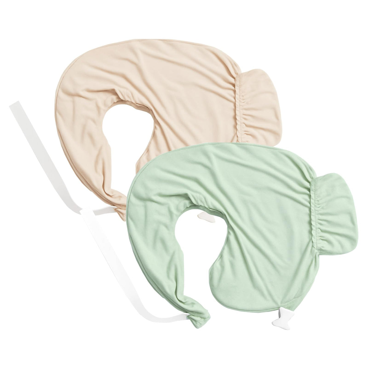 Littogoose nursing pillow cover demonstrates wrap-around fit for secure feeding.