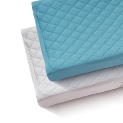 Littogoose quilted changing table cover on pad for baby comfort