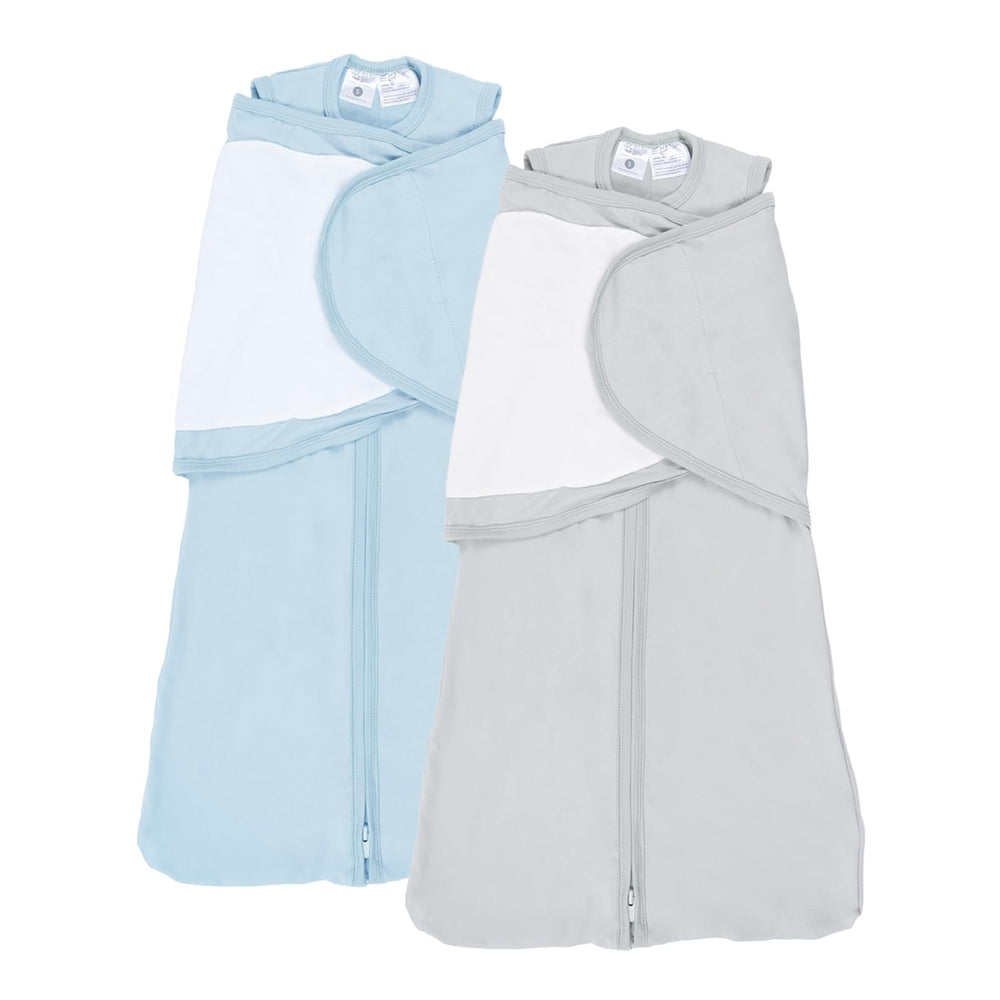 Littogoose Swaddle Sleep Sack 0.5 Tog breathable fabric keeps baby cool at night.