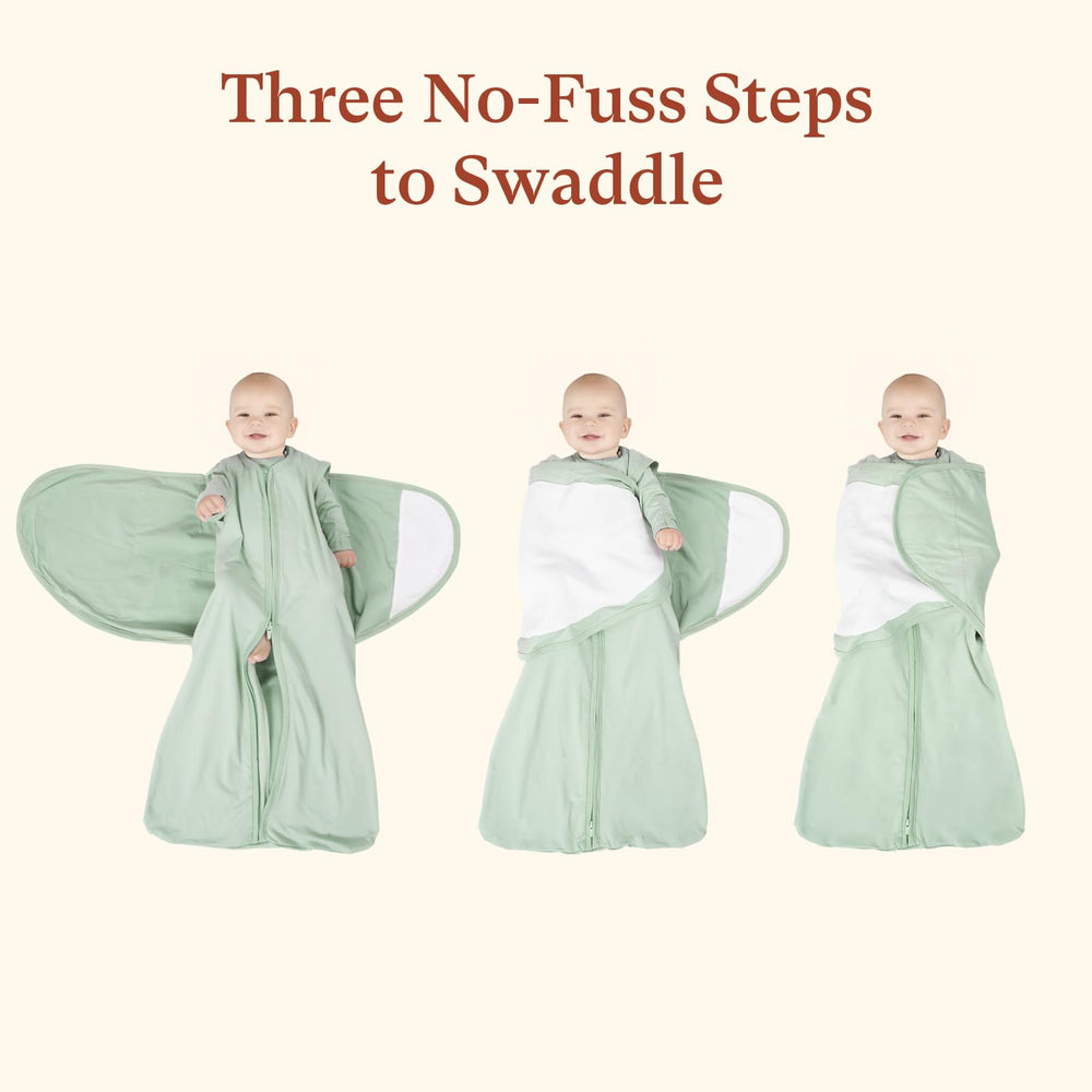 Littogoose 0.5 tog swaddle demonstrates breathable cooling for warm nights.