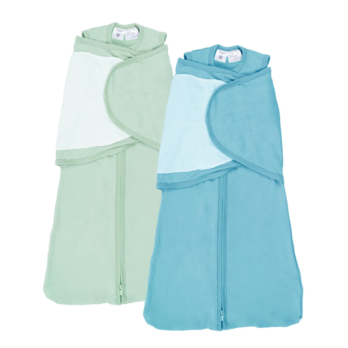 Littogoose Swaddle Sleep Sack Velcro close-up shows silent adjustments for night changes.