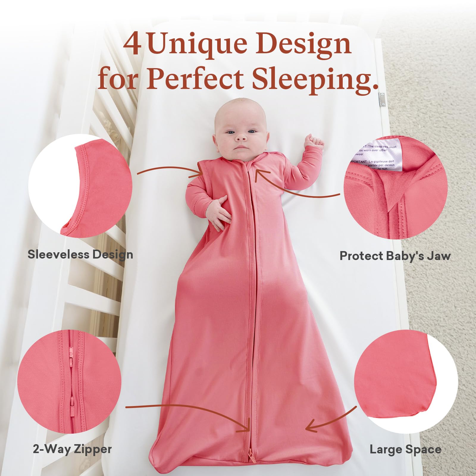 Littogoose wearable blanket breathable fabric ideal for naps and night sleep.
